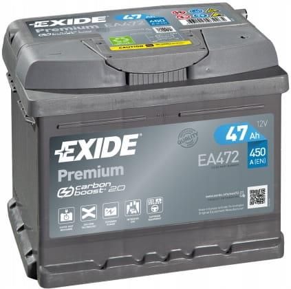 AKUMULATOR EXIDE PREMIUM P+ 47AH/450A