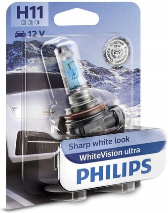 Żarówka halogenowa PHILIPS WhiteVision ultra H11 12V 55W