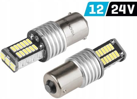 Żarówka samochodowa LED VISION P21W BA15s 12V 30x 4014 SMD LED, CANBUS, biała, 2 szt.