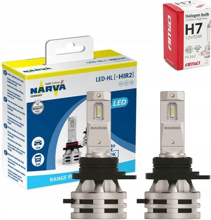 Żarówki samochodowe LED NARVA Range Performance HIR2 12/24V 24W (temperatura barwowa 6500K)
