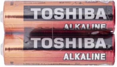 TOSHIBA RED LINE ALKALINE BATERIE ALKALICZNE LR03 AAA 1,5V FOLIOWANE 2SZT