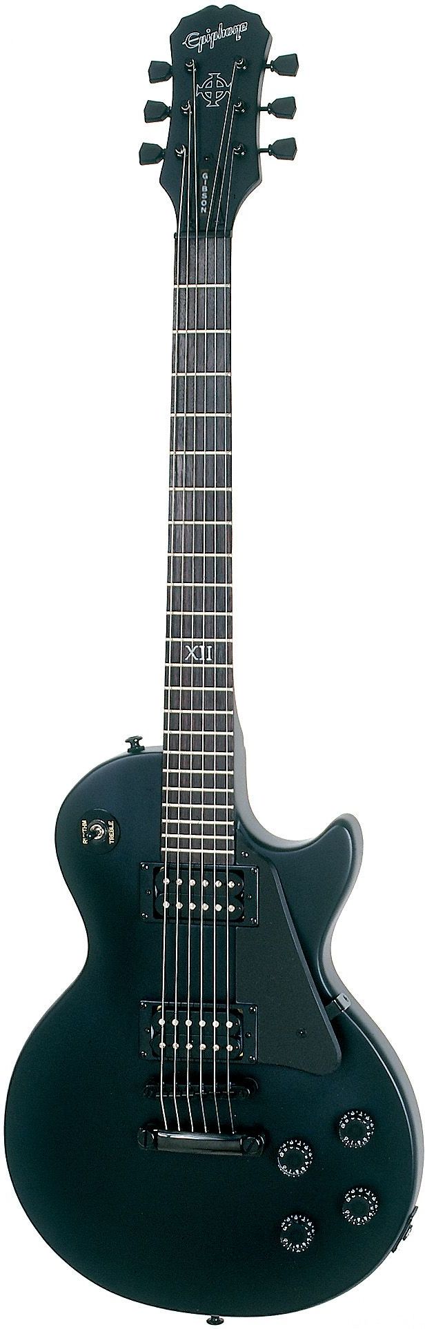 ギター Epiphone Goth Les Paul Studio BlackSatin Epiphone Goth Les Paul Studio, Black Satin z czarnym