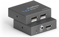 Zdjęcie Puretools Pt-Sp-Dp12 Splitter Display Port 1X2 21,6Gbps 4K/Hdr (PTSPDP12) - Legionowo
