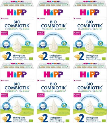 HiPP 2 Bio Combiotik Zestaw 6X550g
