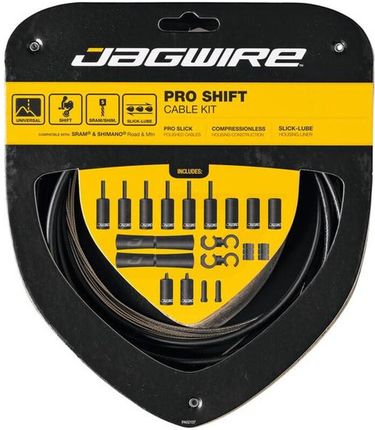 Jagwire 2X Pro Shift Linka Zestaw Stealth Black