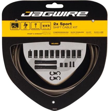 Jagwire 2X Sport Shift Linka Zestaw Do Shimano/Sram Carbon Silver