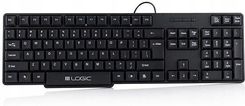 W OPISIE KLAWIATURA LOGIC LK-12 OEM K-LC-LK12-100-OEM (USB; KLCLK12100OEM