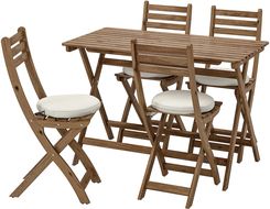 Zdjęcie IKEA ASKHOLMEN Stół+4 krzesła składane ogrodowe 99268976 - Olsztyn