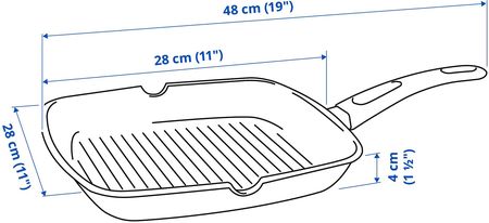 IKEA HEMLAGAD Patelnia (10462241) Opinie i atrakcyjne