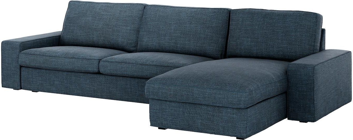 Mo　IKEA ソファ　KIVIK KIVIK sofa 4-osobowa z szezlongiem, Tallmyra niebieski - IKEA
