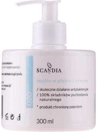Scandia Cosmetics Antybakteryjne Mydło W Płynie Z Ozonem Ozo Liquid Soap With Ozone 300Ml