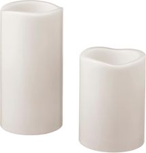 Zdjęcie IKEA GODAFTON Świeca bryłowa LED wew/zew 2 szt. 50370225 - Koszalin