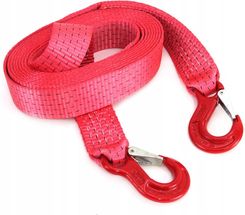 Zdjęcie LINA HOLOWNICZA TAŚMOWA 7500KG 50MM 5M HAK+HAK - Ustroń