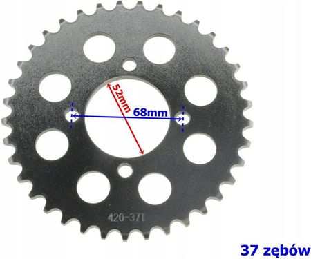 ZĘBATKA TYŁ TYLNA 37Z CHIŃSKI CROSS LONCIN 110 125 - opinie i ceny