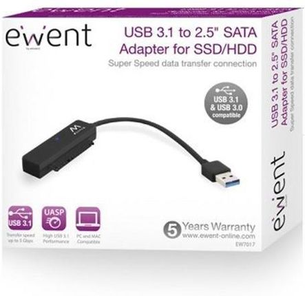 EWENT ADAPTERR USB NA SATA DO DYSKU TWARDEGO EWENT EW7017 2,5" USB 3.0  ()