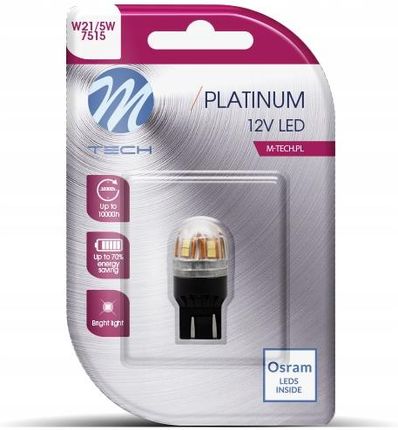 M-TECH OSRAM LED ŻARÓWKA W21/5W T20 ----- CANBUS LB828W