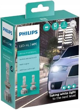PHILIPS H1 LED ULTINON PRO5000 +160% 5800K 12/24V 11258U50CWX2