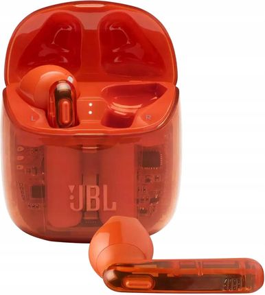 JBL Tune 225 TWS Ghost Pomarańczowe