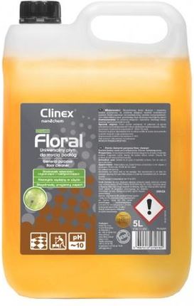 Clinex Floral Breeze Uniwersalny Płyn Do Mycia Podłóg 5L