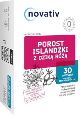 Novativ Porost Islandzki z dziką różą 30 past