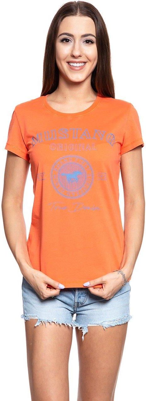MUSTAIN T-Shirt Donna Alexia C Print - Maglietta Stampata In Puro Cotone, Vestibilità Comoda, Girocollo, Casual