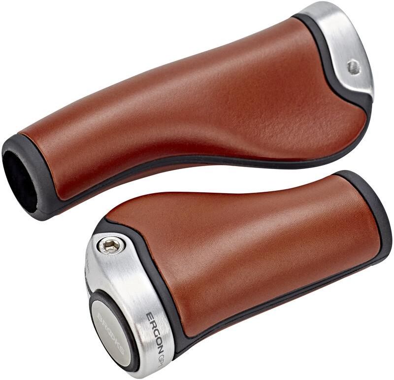 BROOKS ブルックス ERGON GP1 LEATHER GRIPS BLOG レザーの風合いと人間工学に基く握りやすさが魅力的