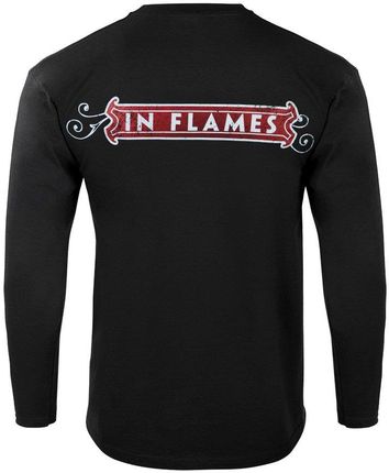 Merchandise Rock'N'Roll Mania Longsleeve In Flames Logo - Ceny i opinie T-shirty i koszulki męskie SEMA
