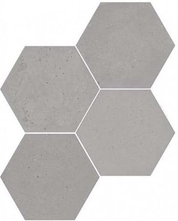 Wow 20X23Cm Love Affairs Concrete Hexagon Ash Grey 