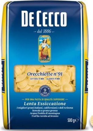 De Cecco Makaron Orecchiette Nr 91 500G