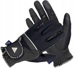 Zdjęcie EQUESTRIAN QUEEN RĘKAWICZKI JEŹDZIECKIE EQUESTRIAN QUEEN CZARNE S 1193 - Oleśnica