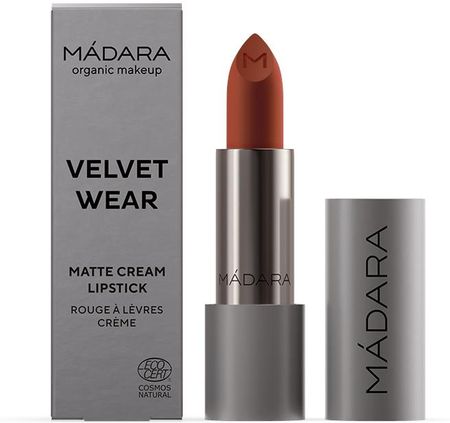 Madara Organic Skincare Velvet Wear Matte Cream Lipstick Pomadka 33 Magma 3.8g