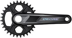 Zdjęcie Shimano Deore Fc-M6100 Czarny Dedykowany Do Kasety 12 Rz Długość 170 Mm Ilość Rzędów 1 Stopniowanie 32 - Łapy