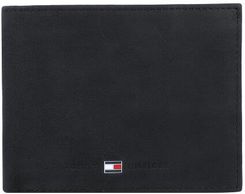 Tommy Hilfiger Johnson Portfel skórzany12,5 cm black - Portfele męskie