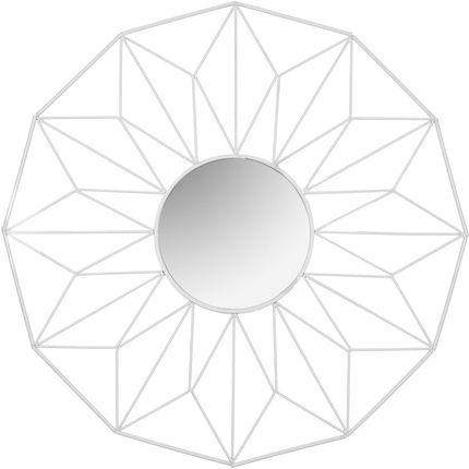 Tutumi Lustro Geometryczne 12 Kątne Białe 58Cm