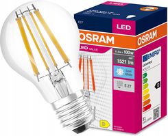 Zdjęcie Ledvance LED VALUE CL A FIL 100 non-dim 11W 840 E27 4058075439597 (439597) - Tarczyn