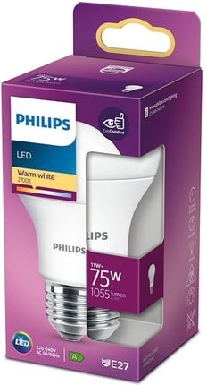 Philips LED E27 11W(75W) 2700K 1055lm 200° (929001234404)