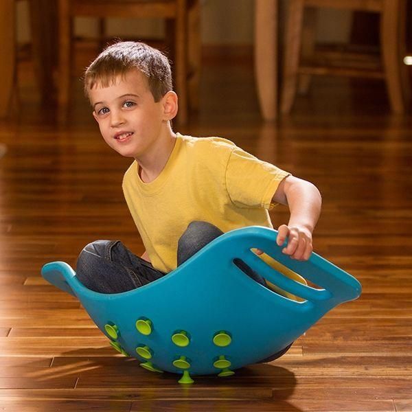Fat Brain Toys Teeter Popper Bujawka Niebieski - zdjęcie 2 Fat Brain Toys Teeter Popper Bujawka Niebieski