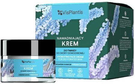 Krem Vis Plantis Nawadniający Do Skóry Odwodnionej Hydrating Face Cream With Vegan Caviar na dzień i noc 50ml