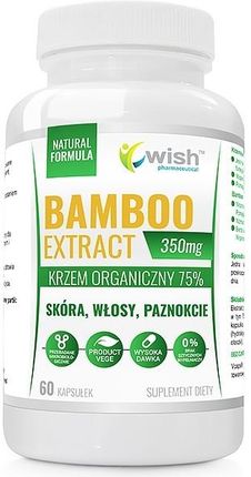 Wish Ekstrakt Z Bambusa 350Mg 75% Krzemu Organicznego 60kaps