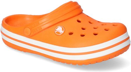 Crocs Klapki Crocband Clog K 204537-810 Pomarańczowe