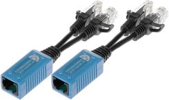 Adapter Ad-Utp/R 2X Rj45 / 1X Podłączenie Dwóch Kamer Ip Poe Za Pomocą Jednej Skrętki Komputerowej