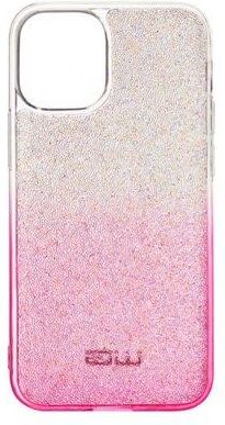 Wg Etui Rainbow do iPhone 12 Mini Różowo-srebrny