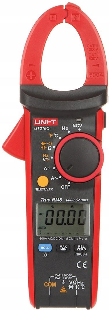 Uni-T Miernik Cęgowy Ut-216C (5901890018241) - zdjęcie 3 Uni-T Miernik Cęgowy Ut-216C (5901890018241)