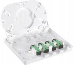 Alantec Gniazdo Naścienne Ftth 4C (4 X Sc Simplex) Bez Ada (5901738553606)