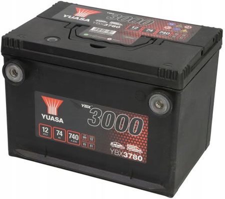 AKUMULATOR YUASA 3000 YBX3780 74AH 740A L+ USA YBX3780