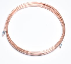 Zdjęcie PRZEWÓD HAMULCOWY MIEDZIANY 410 CM Z KOŃ. M10X1 QB CU-4100A-A - Wiązów