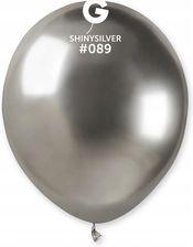 Zdjęcie BALONY LATEKSOWE SHINY SREBRNE 5 CALI 100 SZT. - Maków Podhalański
