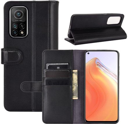 Xgsm Skórzane Etui Wallet do Xiaomi Mi 10T 5G/10T Pro 5G Split Leather Black