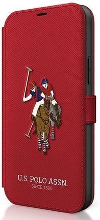 U.S. Polo Assn. US Polo USFLBKP12LPUGFLRE iPhone 12 Pro Max 6,7" czerwony/red book Polo Embroidery Collection