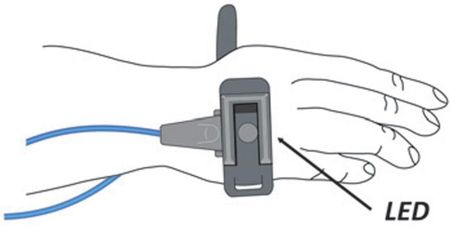 Sensor Y noworodkowy gumowy wielokrotnego użytku do OXY-10 GIMA